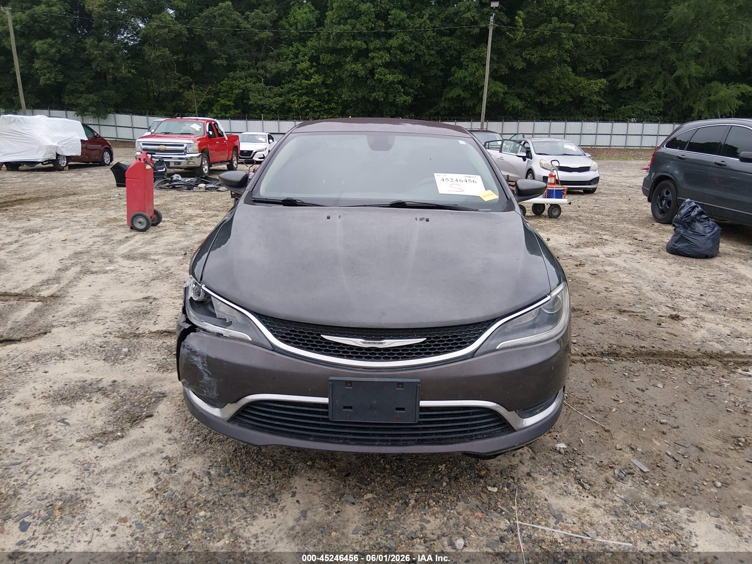 2015 Chrysler 200 Limited Gray vin: 1C3CCCAB0FN713096
