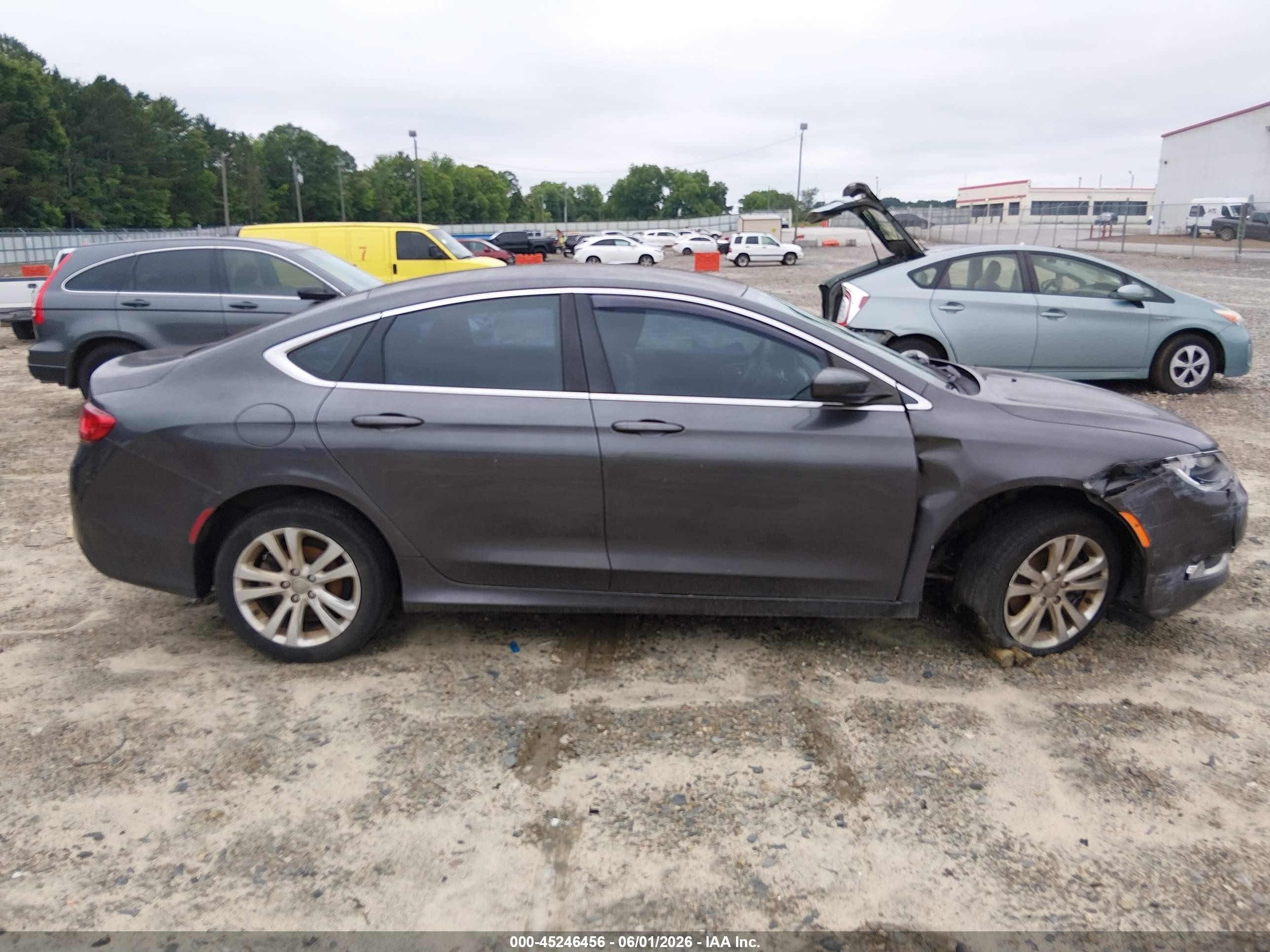 2015 Chrysler 200 Limited Gray vin: 1C3CCCAB0FN713096