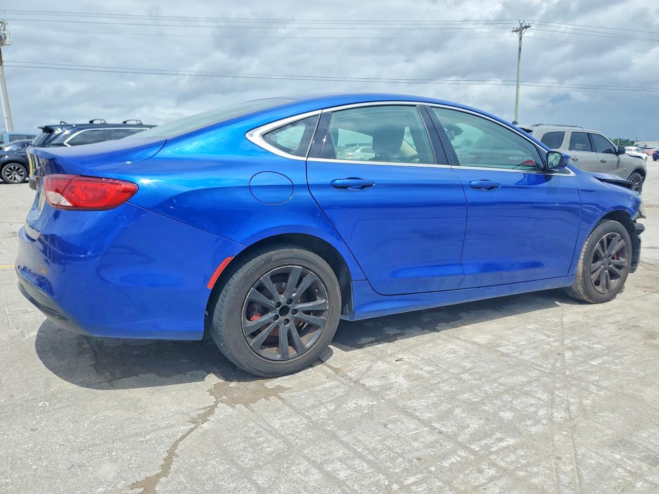 2015 Chrysler 200 Limited Blue vin: 1C3CCCAB0FN714118