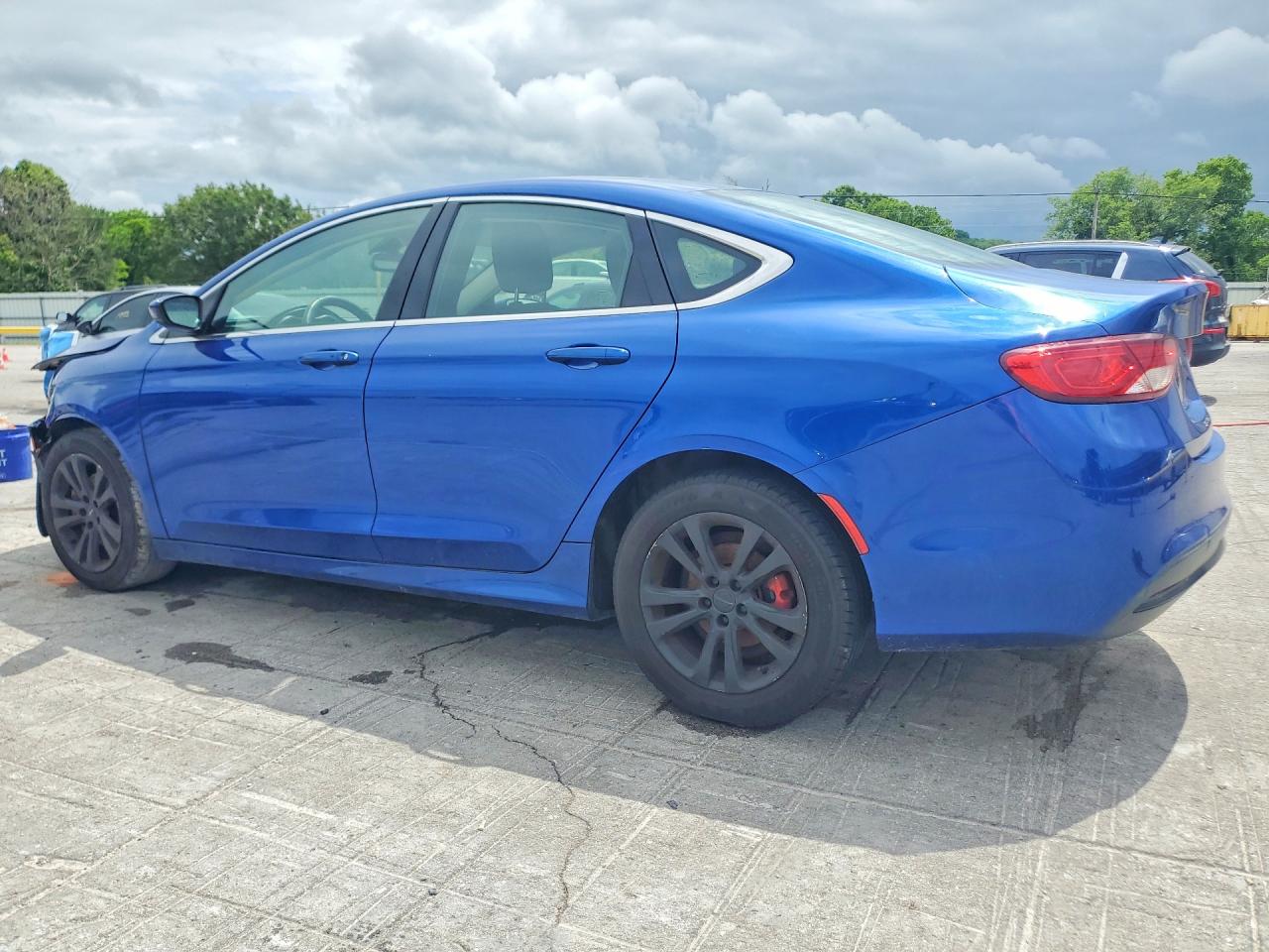 2015 Chrysler 200 Limited Blue vin: 1C3CCCAB0FN714118