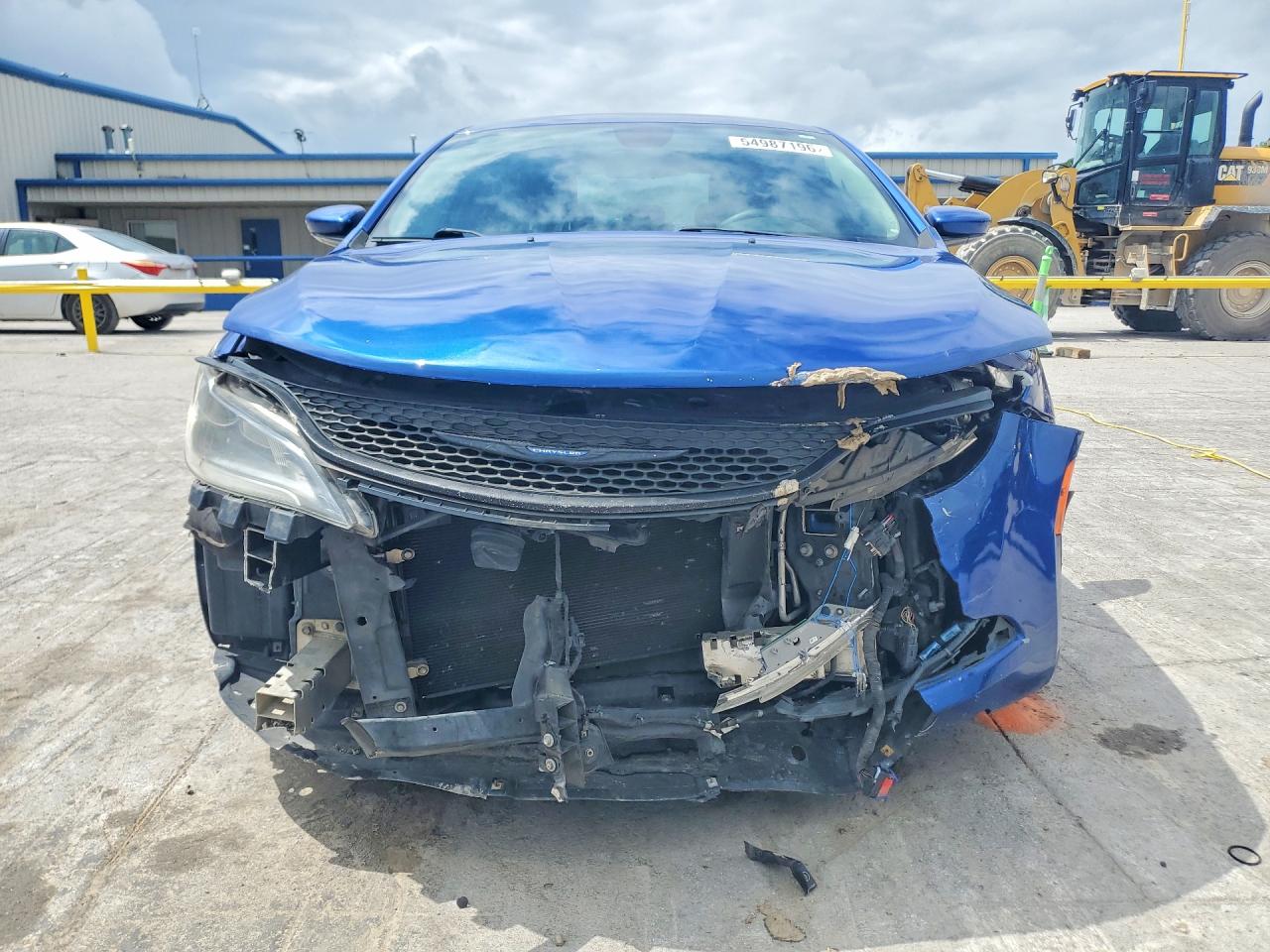 2015 Chrysler 200 Limited Blue vin: 1C3CCCAB0FN714118