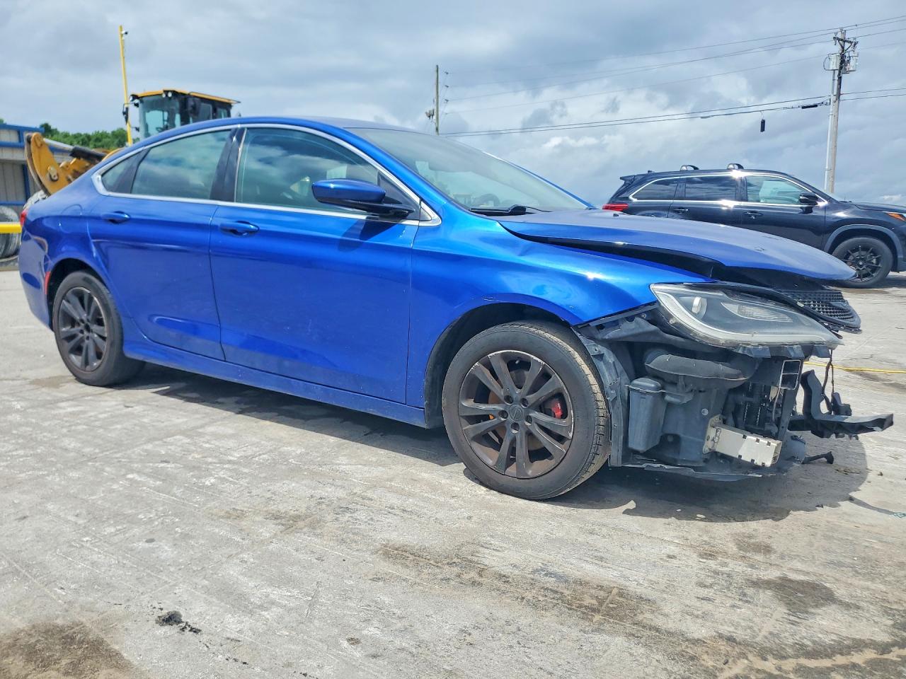 2015 Chrysler 200 Limited Blue vin: 1C3CCCAB0FN714118