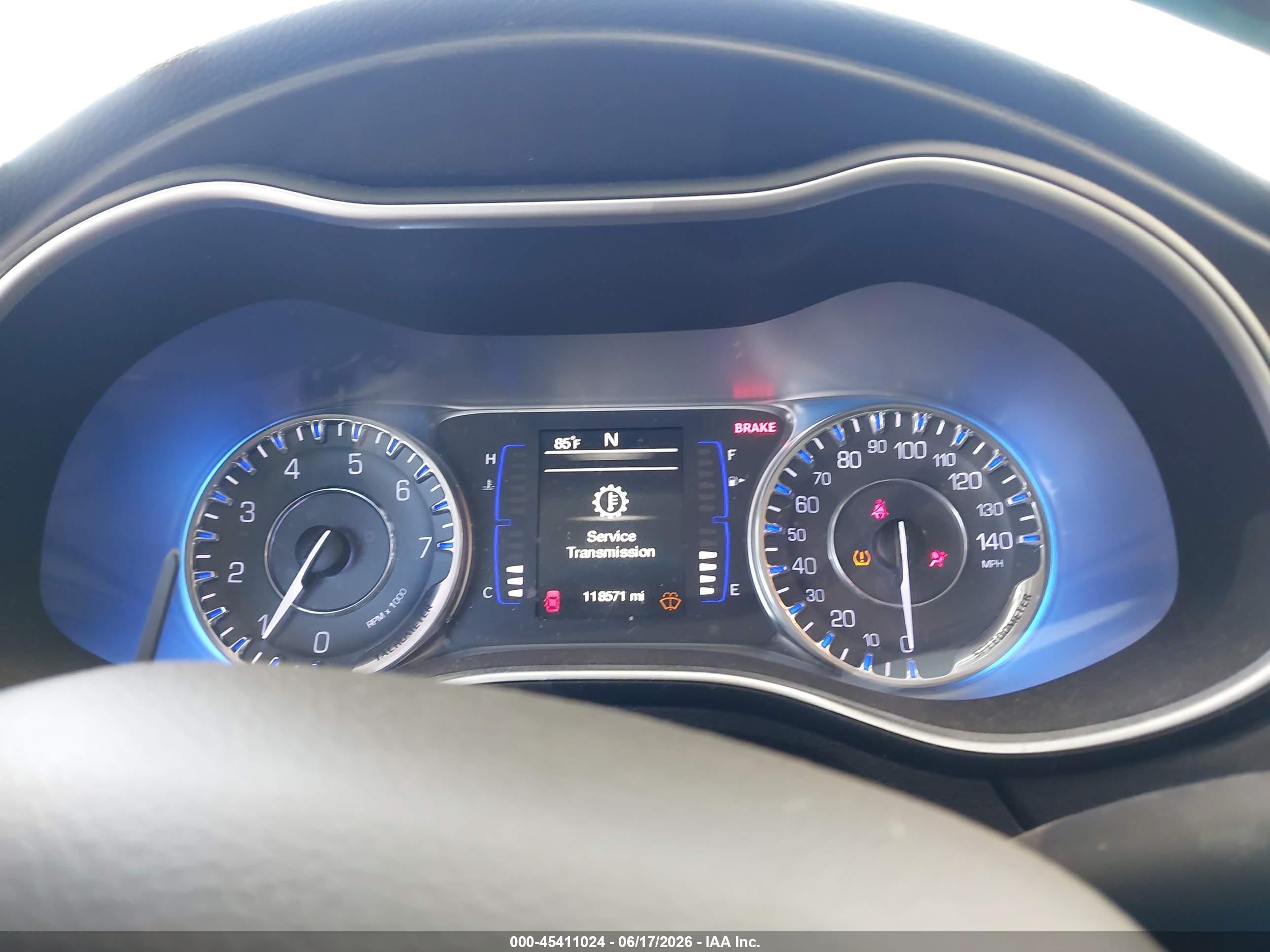 2015 Chrysler 200 Limited Blue vin: 1C3CCCAB0FN719237