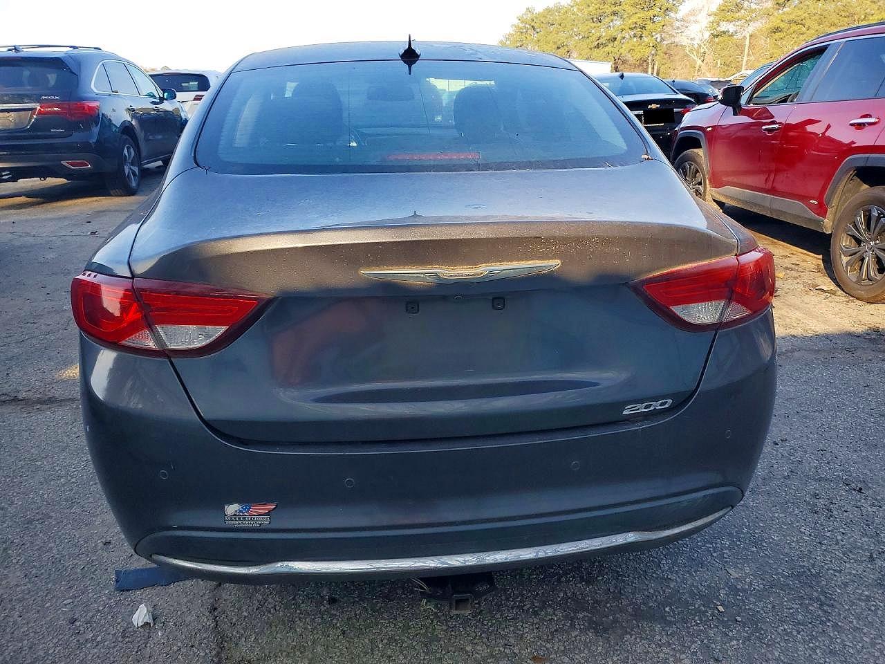 2015 Chrysler 200 Limited Серый vin: 1C3CCCAB0FN753453