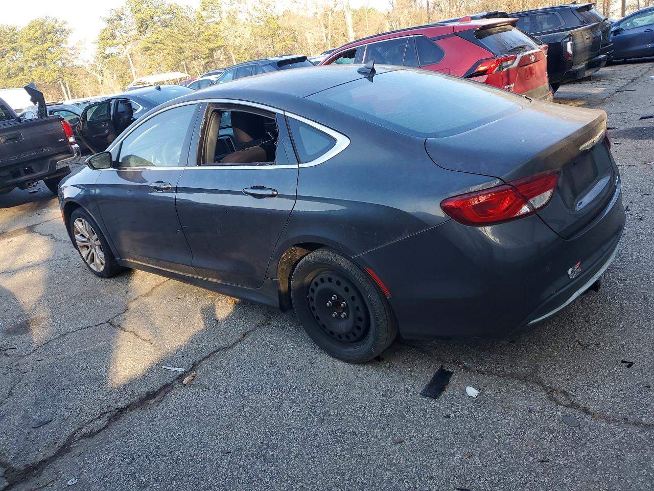 2015 Chrysler 200 Limited Серый vin: 1C3CCCAB0FN753453