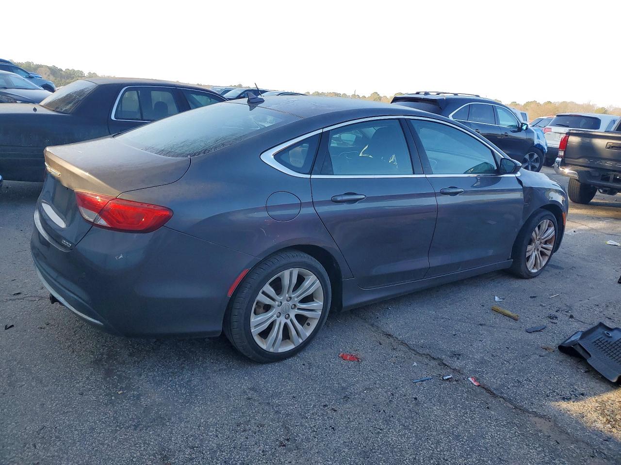 2015 Chrysler 200 Limited Серый vin: 1C3CCCAB0FN753453