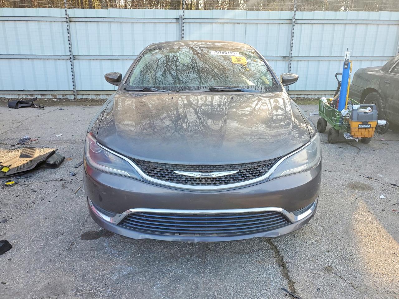 2015 Chrysler 200 Limited Серый vin: 1C3CCCAB0FN753453