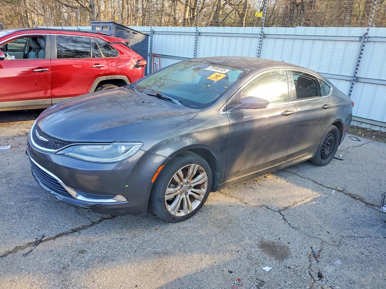 2015 Chrysler 200 Limited Серый vin: 1C3CCCAB0FN753453