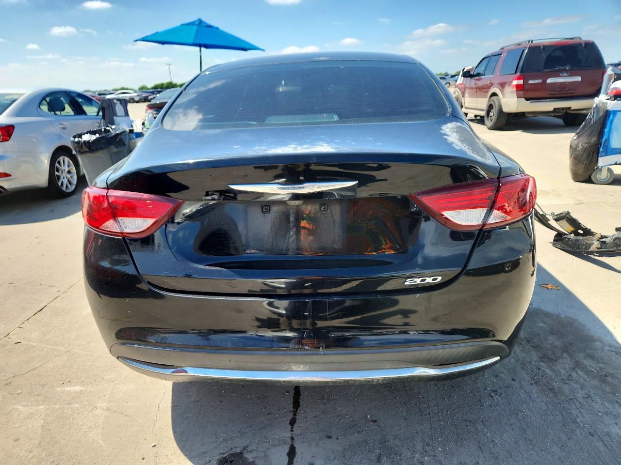 2015 Chrysler 200 Limited Черный vin: 1C3CCCAB1FN558980