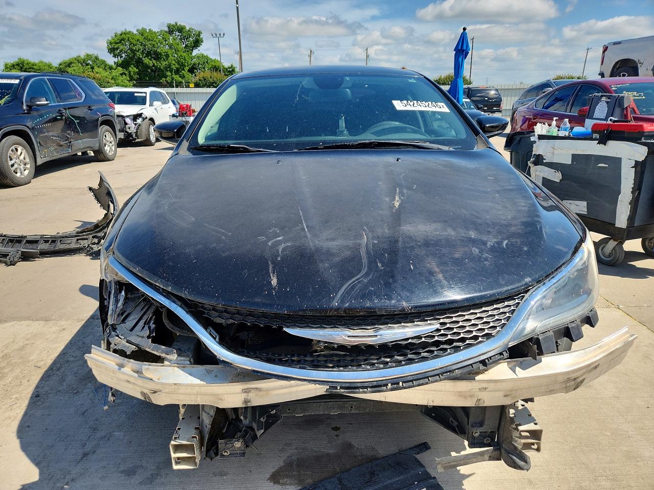 2015 Chrysler 200 Limited Черный vin: 1C3CCCAB1FN558980