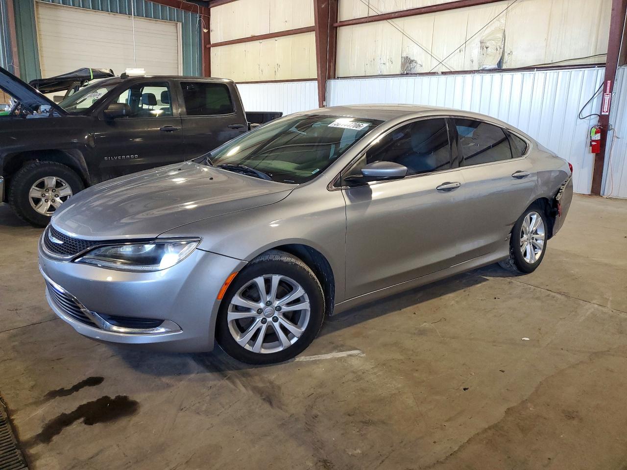 2015 Chrysler 200 Limited Gray vin: 1C3CCCAB1FN567887