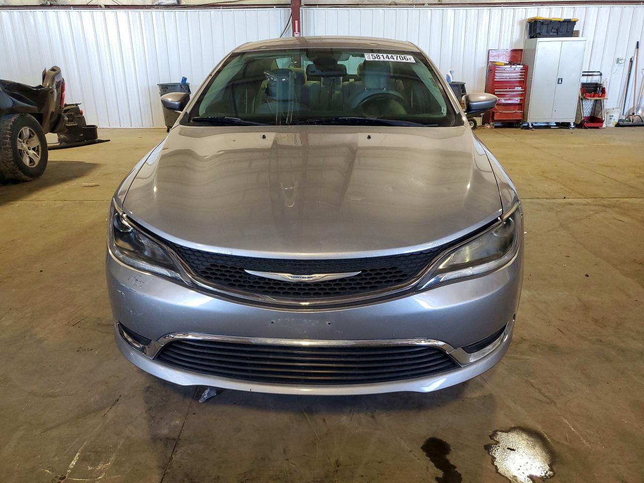 2015 Chrysler 200 Limited Gray vin: 1C3CCCAB1FN567887