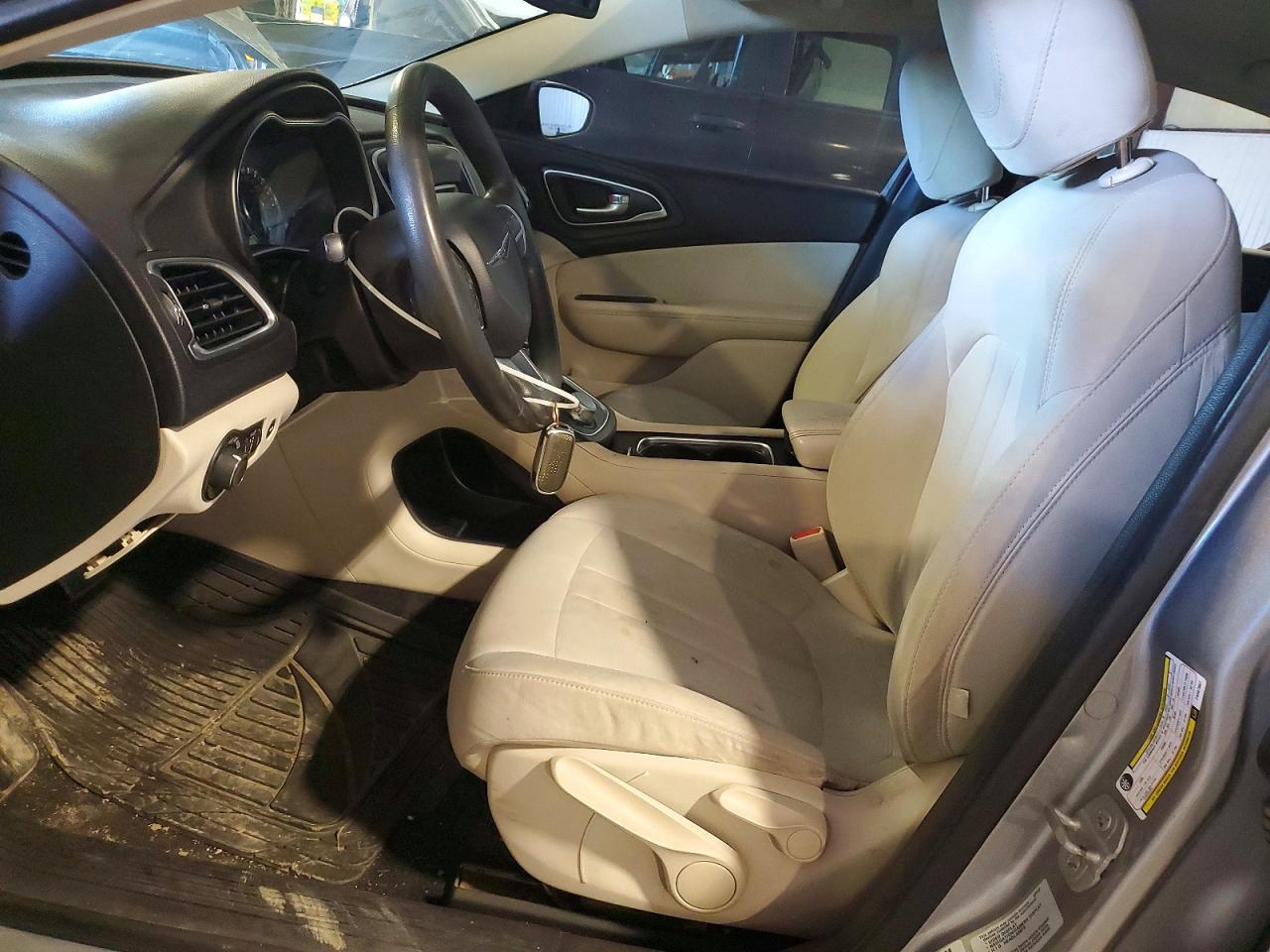 2015 Chrysler 200 Limited Gray vin: 1C3CCCAB1FN567887
