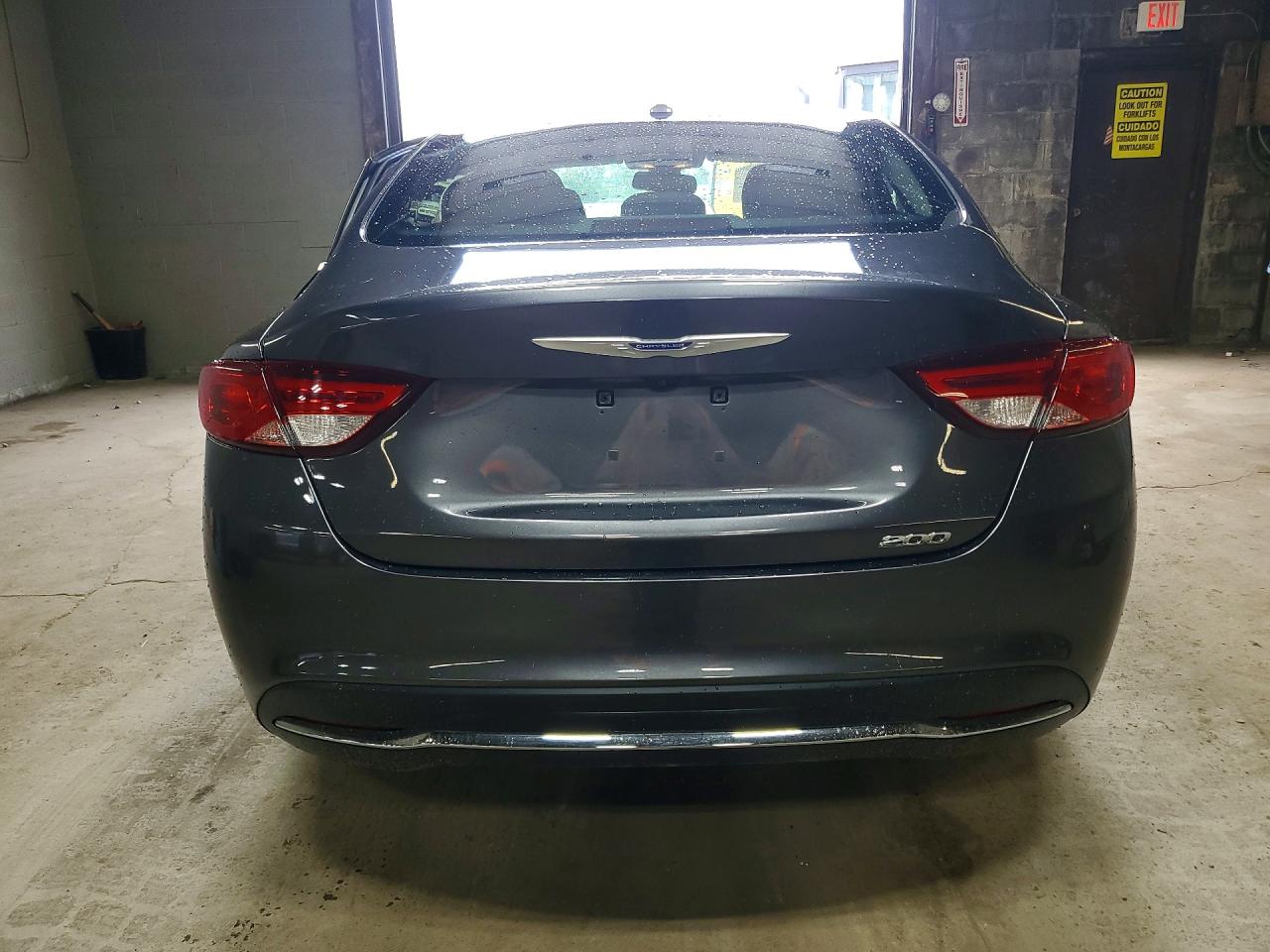 2015 Chrysler 200 Limited Gray vin: 1C3CCCAB1FN569316