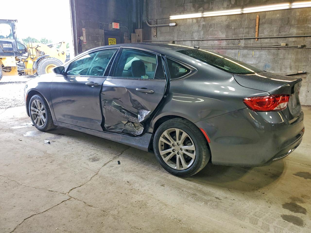 2015 Chrysler 200 Limited Gray vin: 1C3CCCAB1FN569316