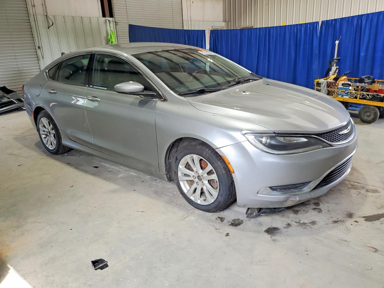 2015 Chrysler 200 Limited Gray vin: 1C3CCCAB1FN570093