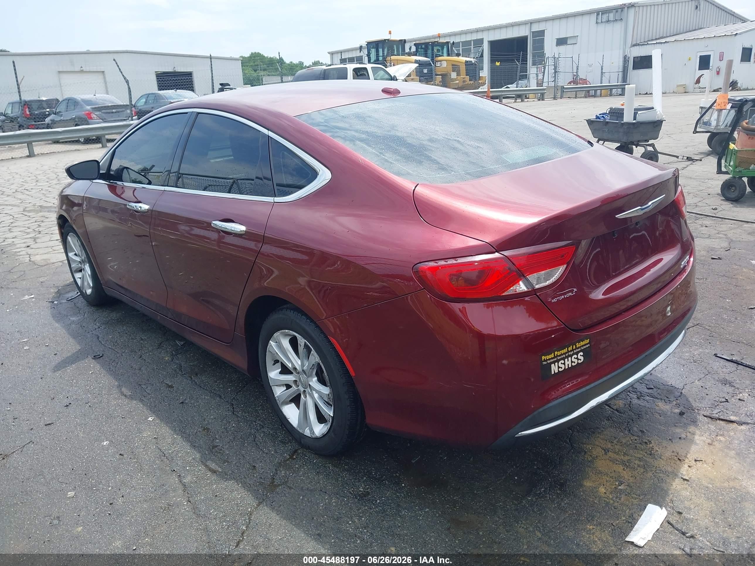 2015 Chrysler 200 Limited Коричневый vin: 1C3CCCAB1FN590621