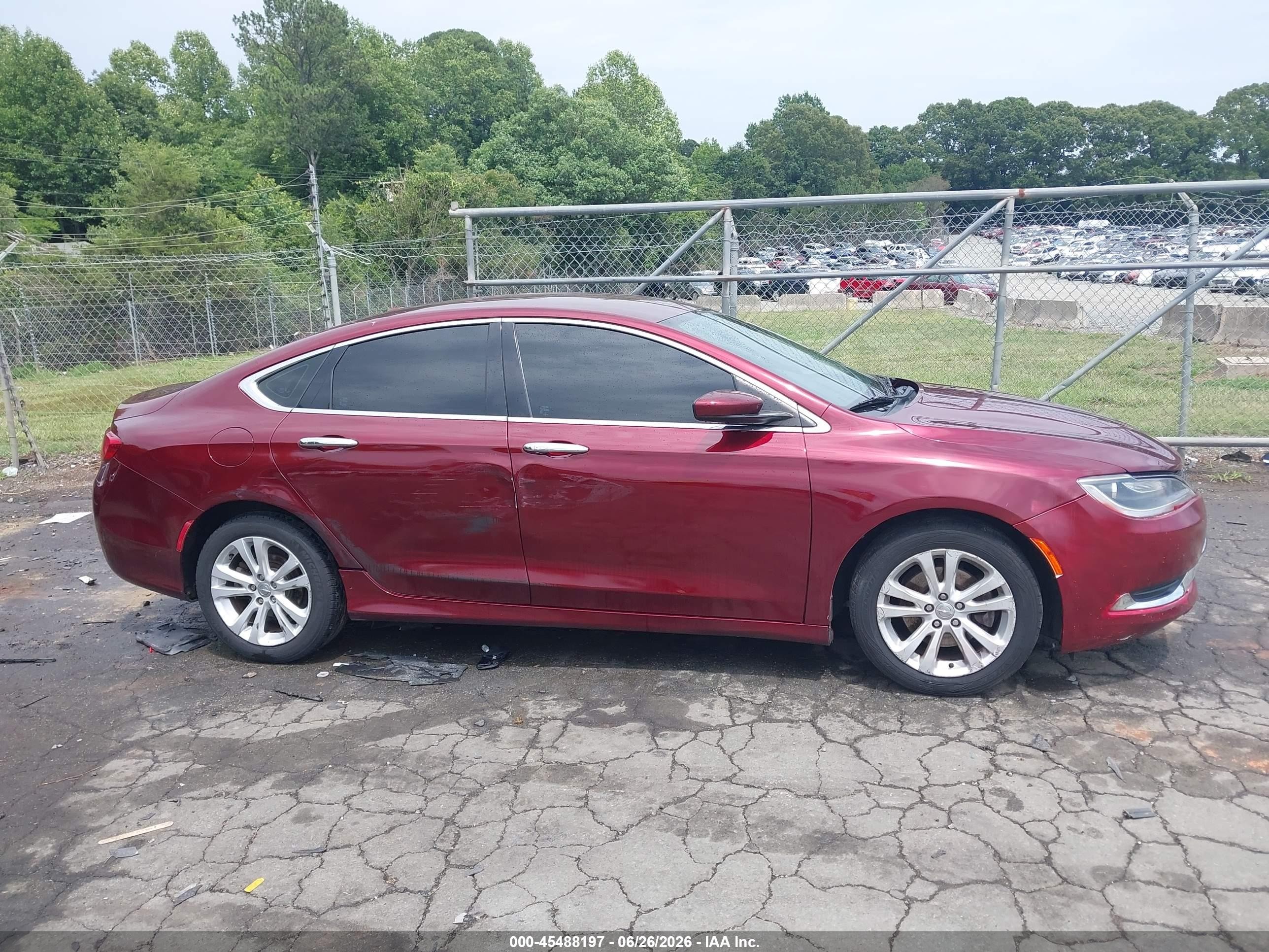 2015 Chrysler 200 Limited Коричневый vin: 1C3CCCAB1FN590621