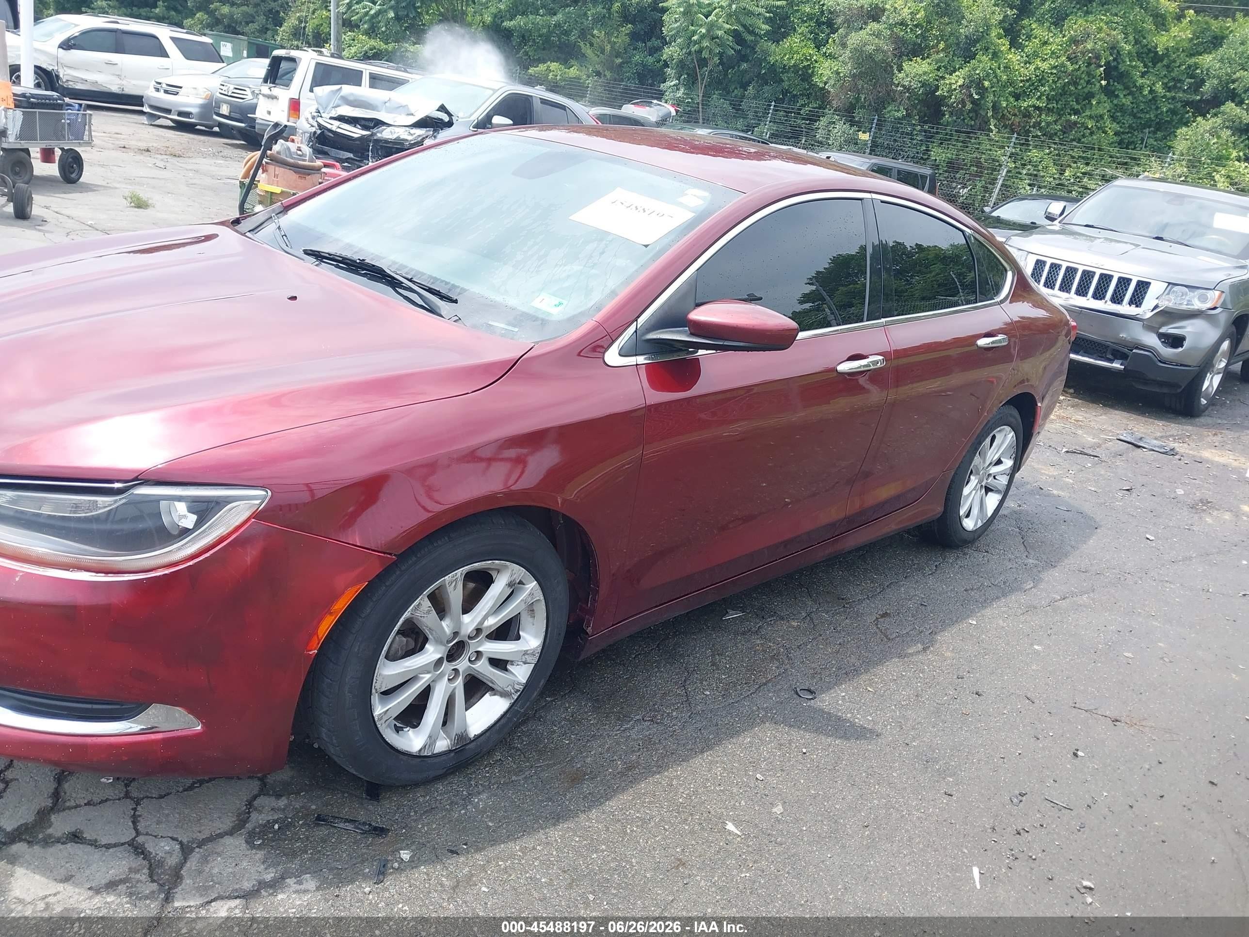 2015 Chrysler 200 Limited Коричневый vin: 1C3CCCAB1FN590621