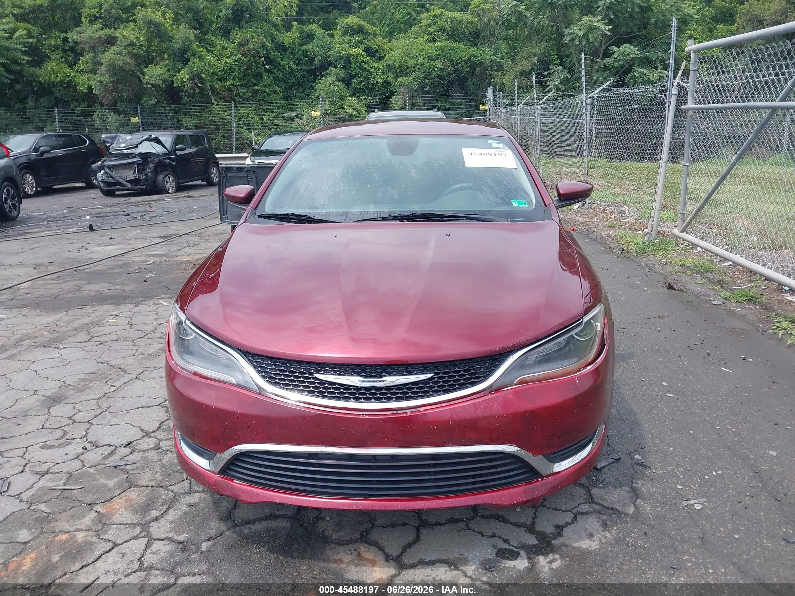 2015 Chrysler 200 Limited Коричневый vin: 1C3CCCAB1FN590621
