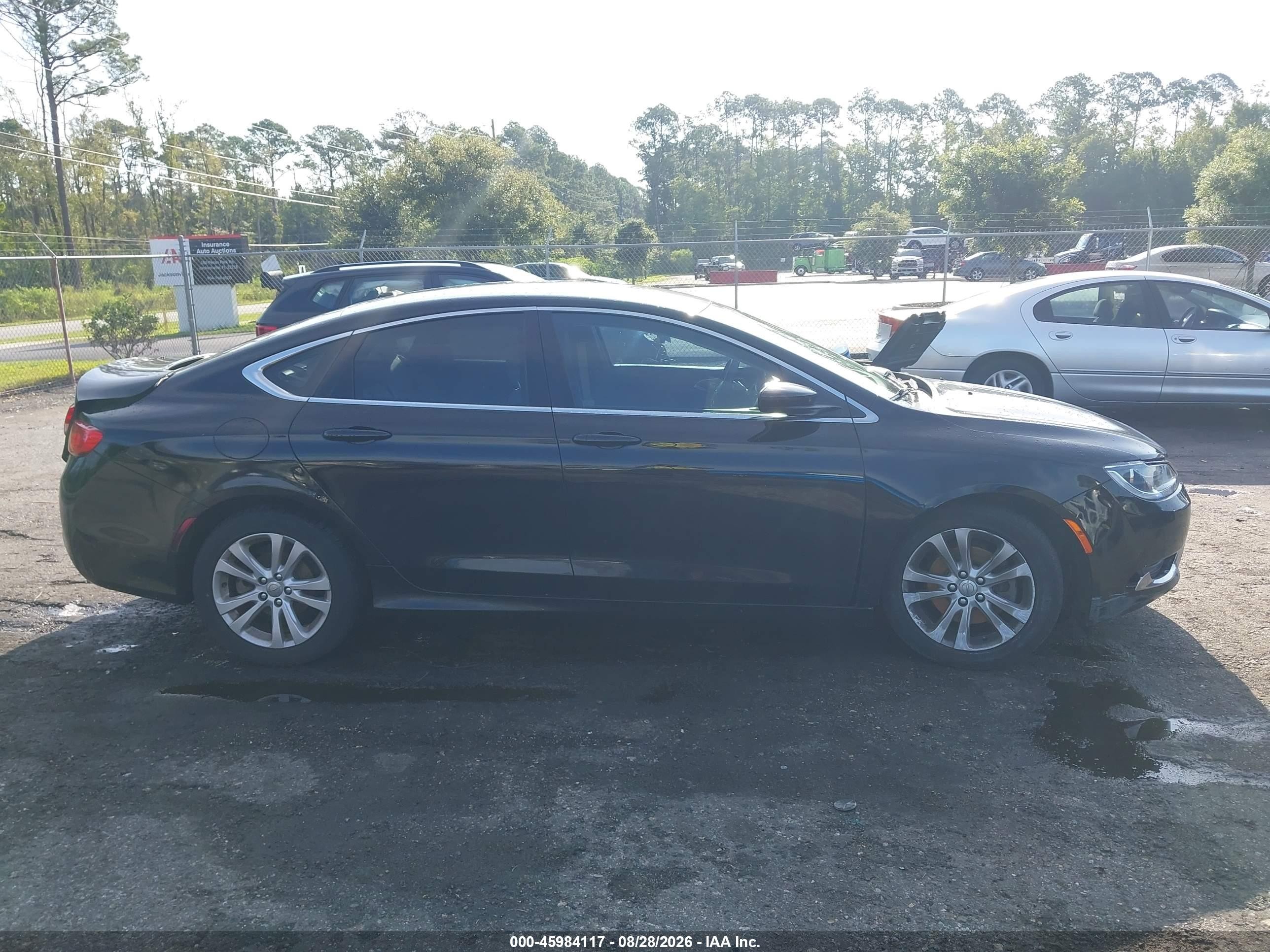 2015 Chrysler 200 Limited Black vin: 1C3CCCAB1FN598802