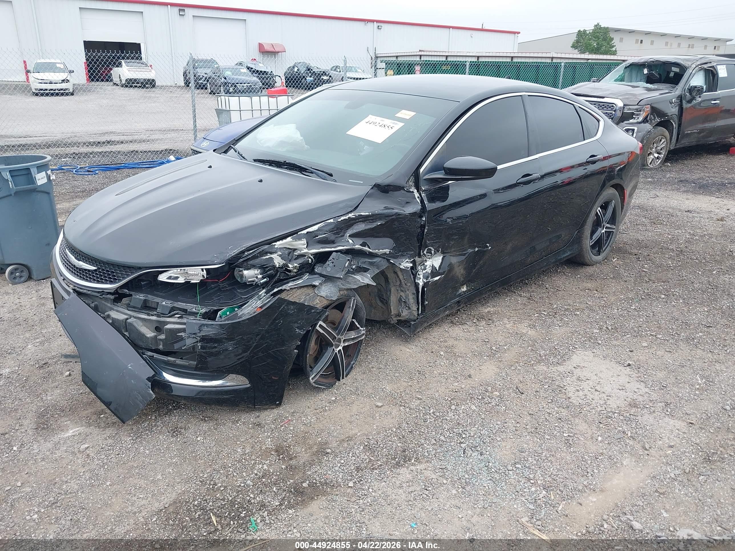 2015 Chrysler 200 Limited Black vin: 1C3CCCAB1FN634519