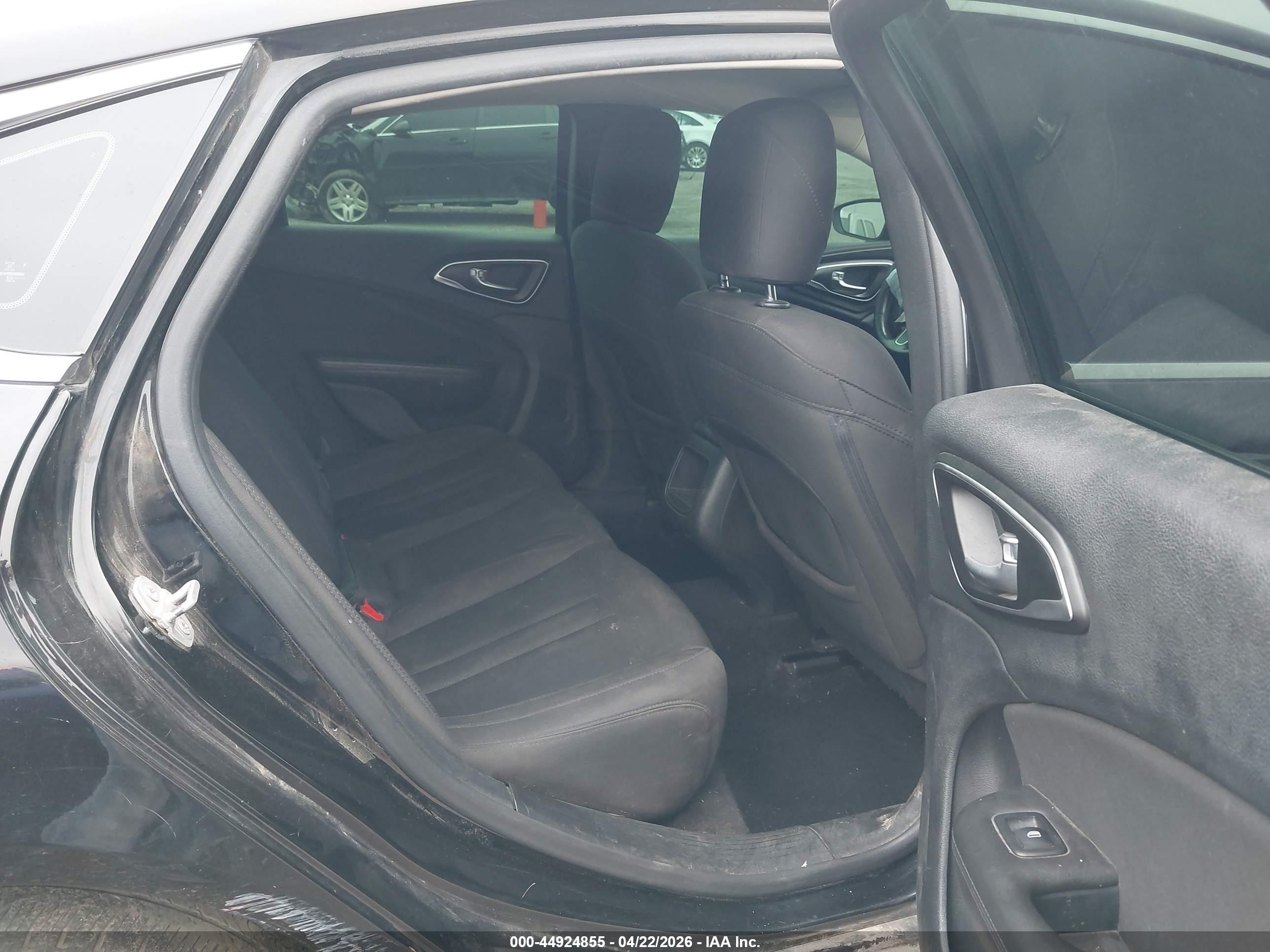 2015 Chrysler 200 Limited Black vin: 1C3CCCAB1FN634519