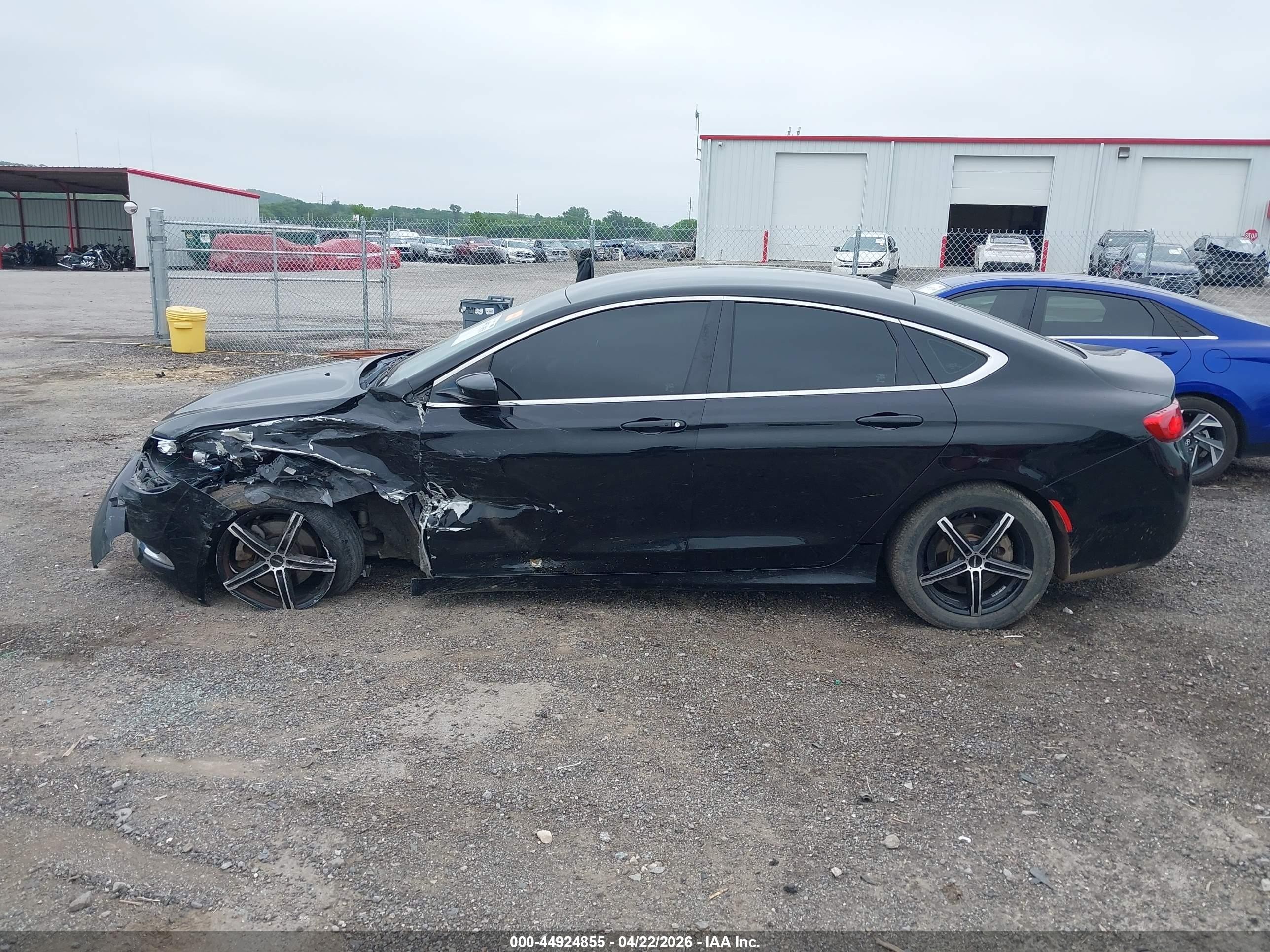 2015 Chrysler 200 Limited Black vin: 1C3CCCAB1FN634519