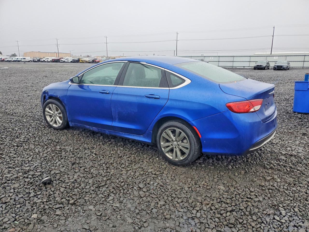 2015 Chrysler 200 Limited Blue vin: 1C3CCCAB1FN637095