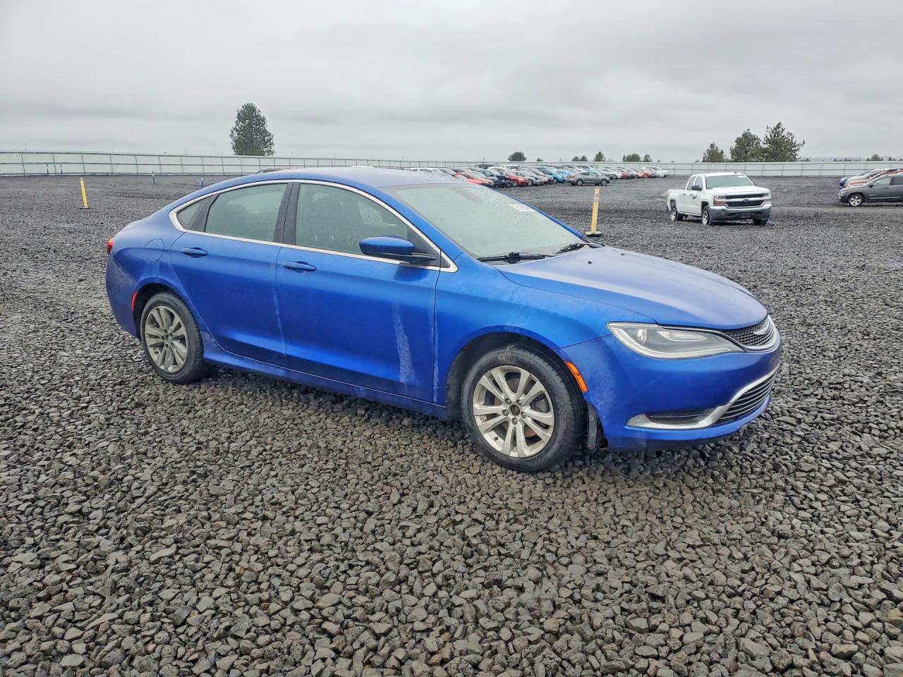 2015 Chrysler 200 Limited Blue vin: 1C3CCCAB1FN637095