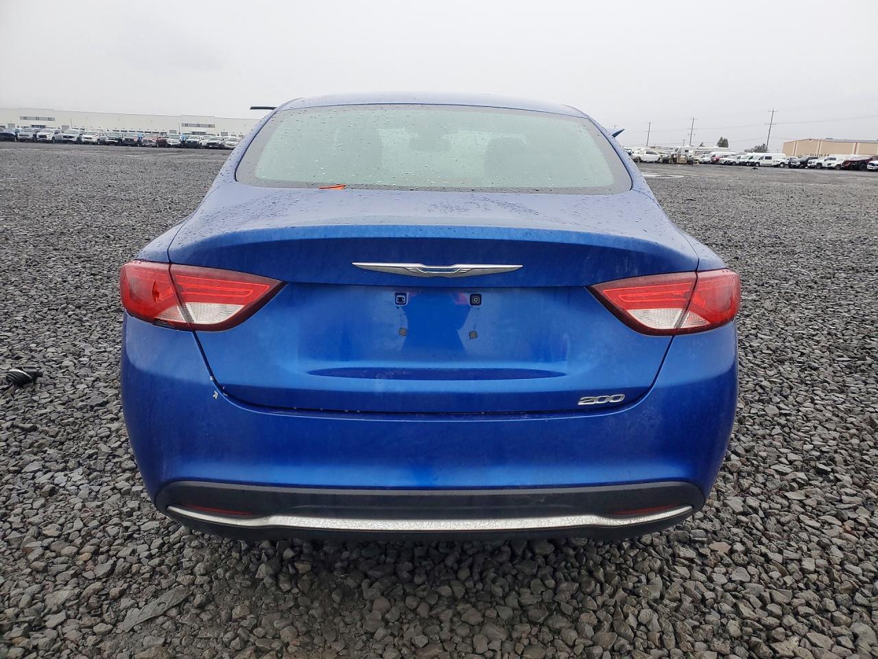 2015 Chrysler 200 Limited Blue vin: 1C3CCCAB1FN637095