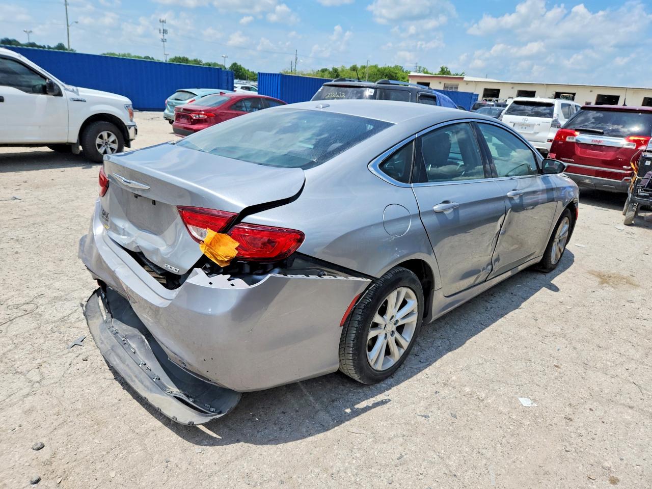 2015 Chrysler 200 Limited Серебряный vin: 1C3CCCAB1FN637484