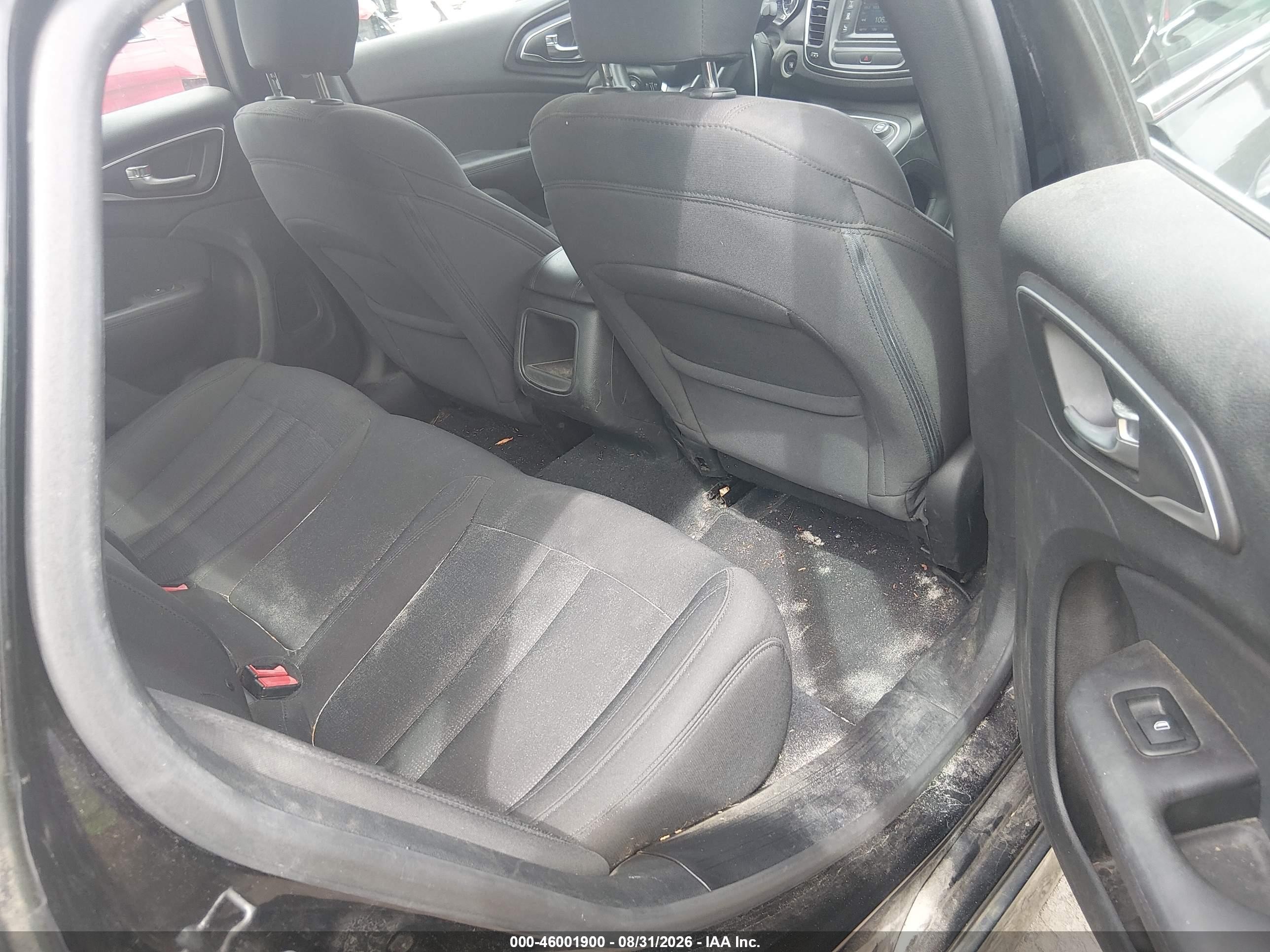 2015 Chrysler 200 Limited Black vin: 1C3CCCAB1FN653975