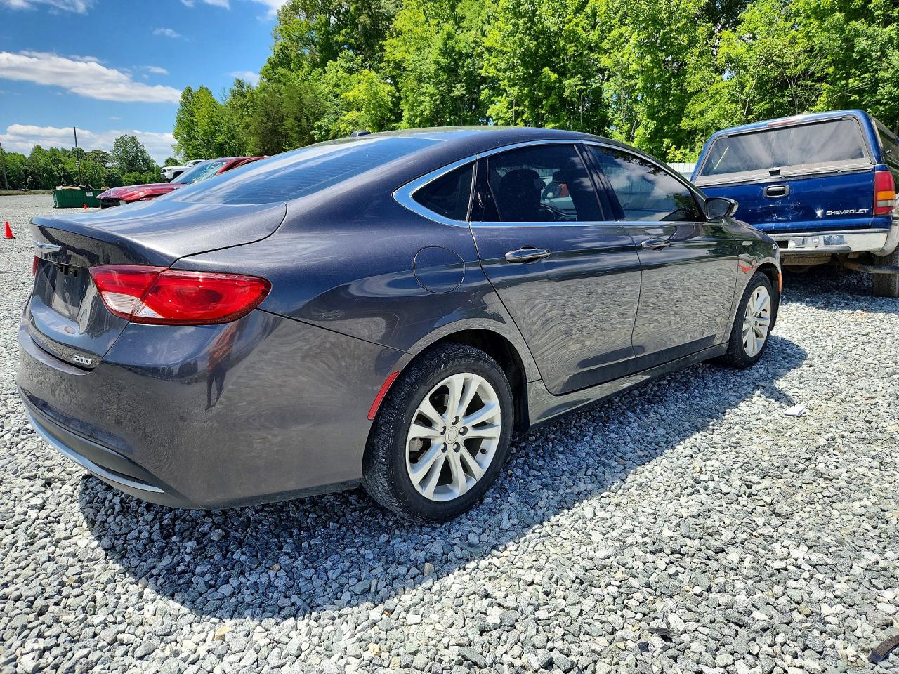 2015 Chrysler 200 Limited Charcoal vin: 1C3CCCAB1FN664359