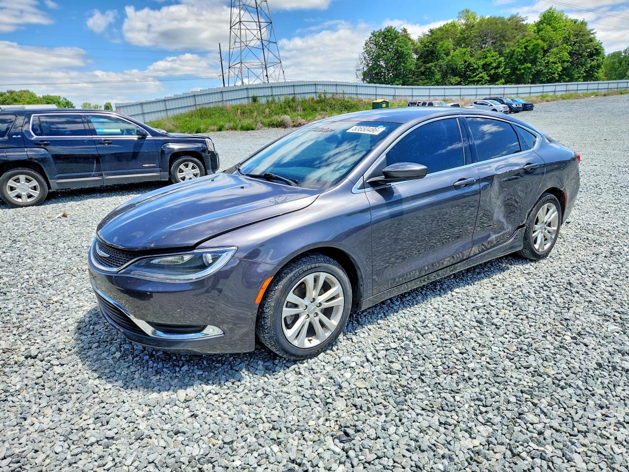 2015 Chrysler 200 Limited Charcoal vin: 1C3CCCAB1FN664359