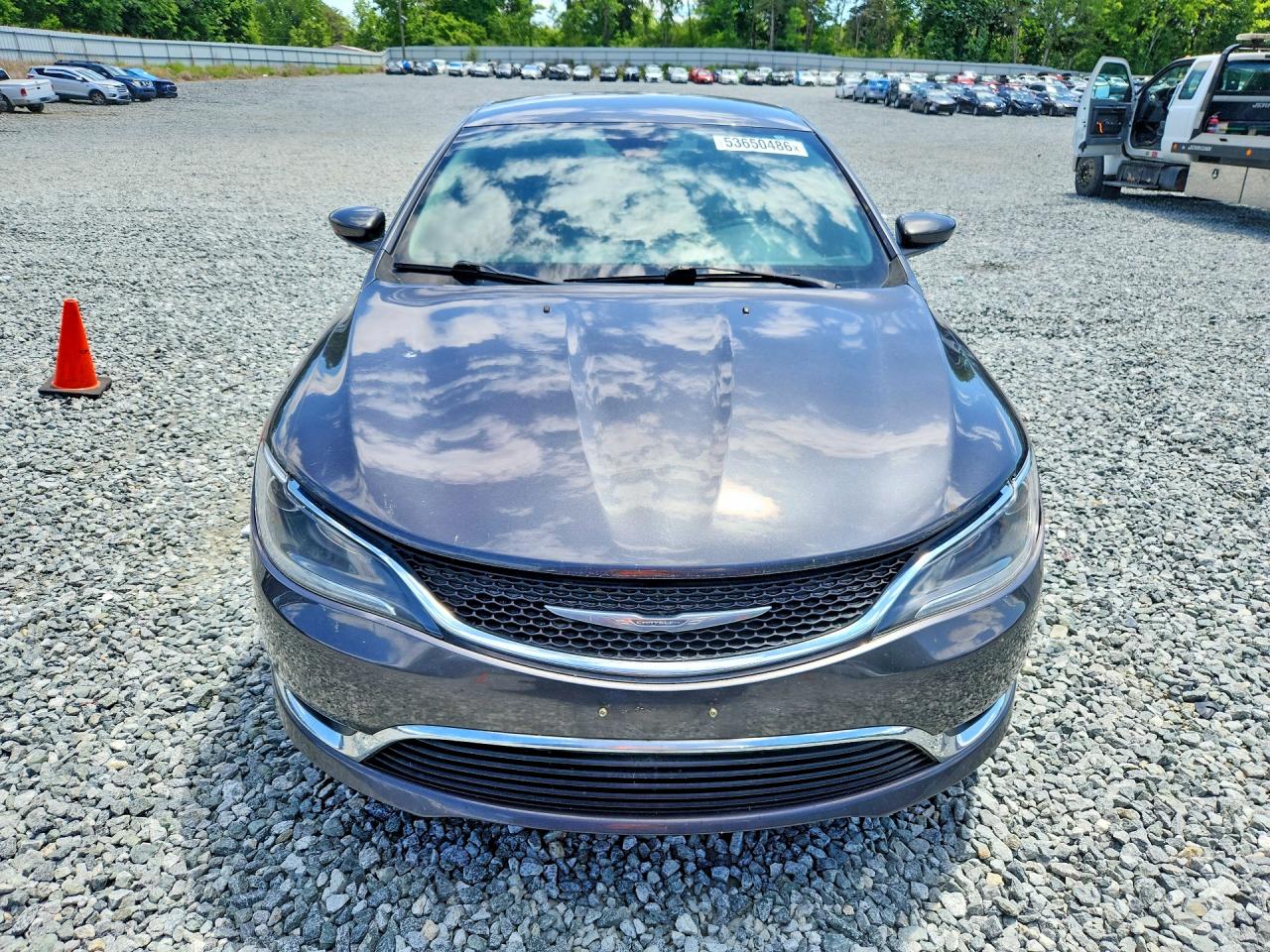 2015 Chrysler 200 Limited Charcoal vin: 1C3CCCAB1FN664359