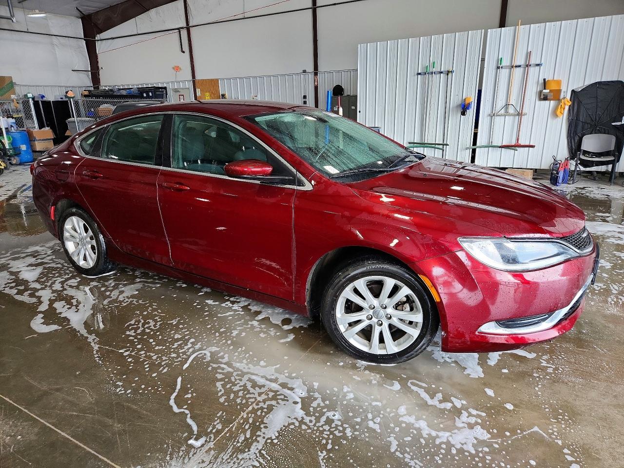 2015 Chrysler 200 Limited Темно-бордовый vin: 1C3CCCAB1FN667276