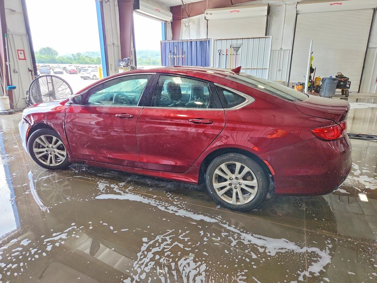 2015 Chrysler 200 Limited Темно-бордовый vin: 1C3CCCAB1FN667276