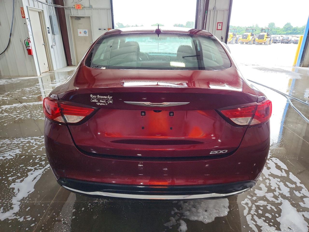 2015 Chrysler 200 Limited Темно-бордовый vin: 1C3CCCAB1FN667276