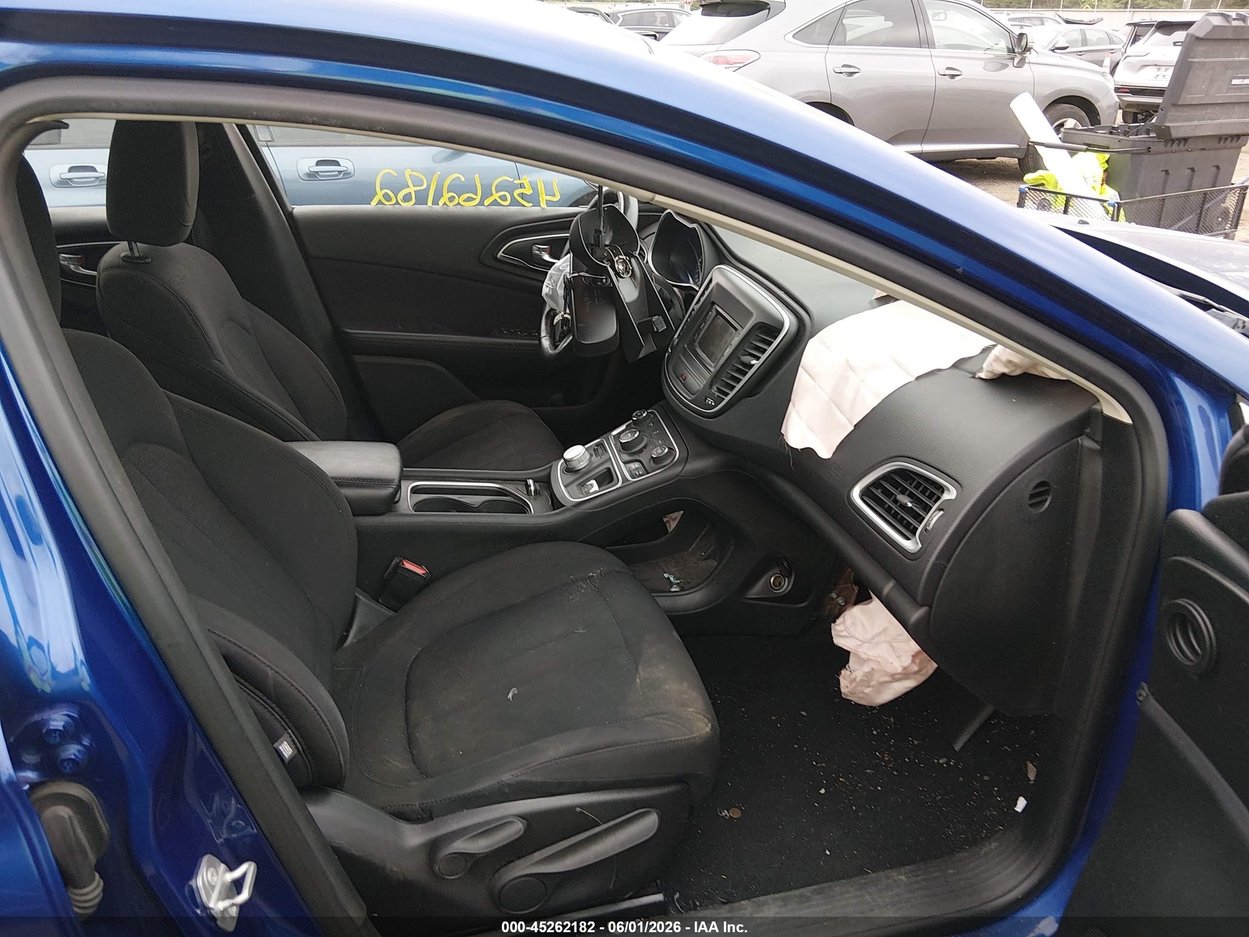 2015 Chrysler 200 Limited Blue vin: 1C3CCCAB1FN670517