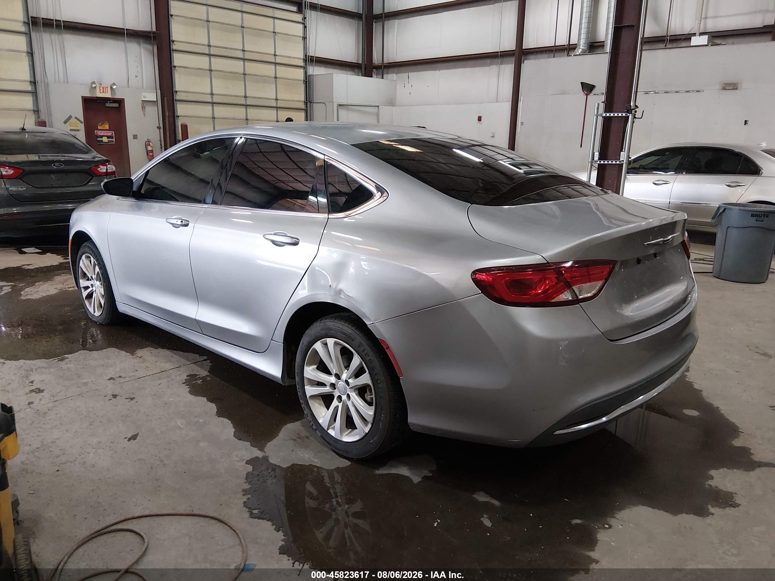 2015 Chrysler 200 Limited Gray vin: 1C3CCCAB1FN691786