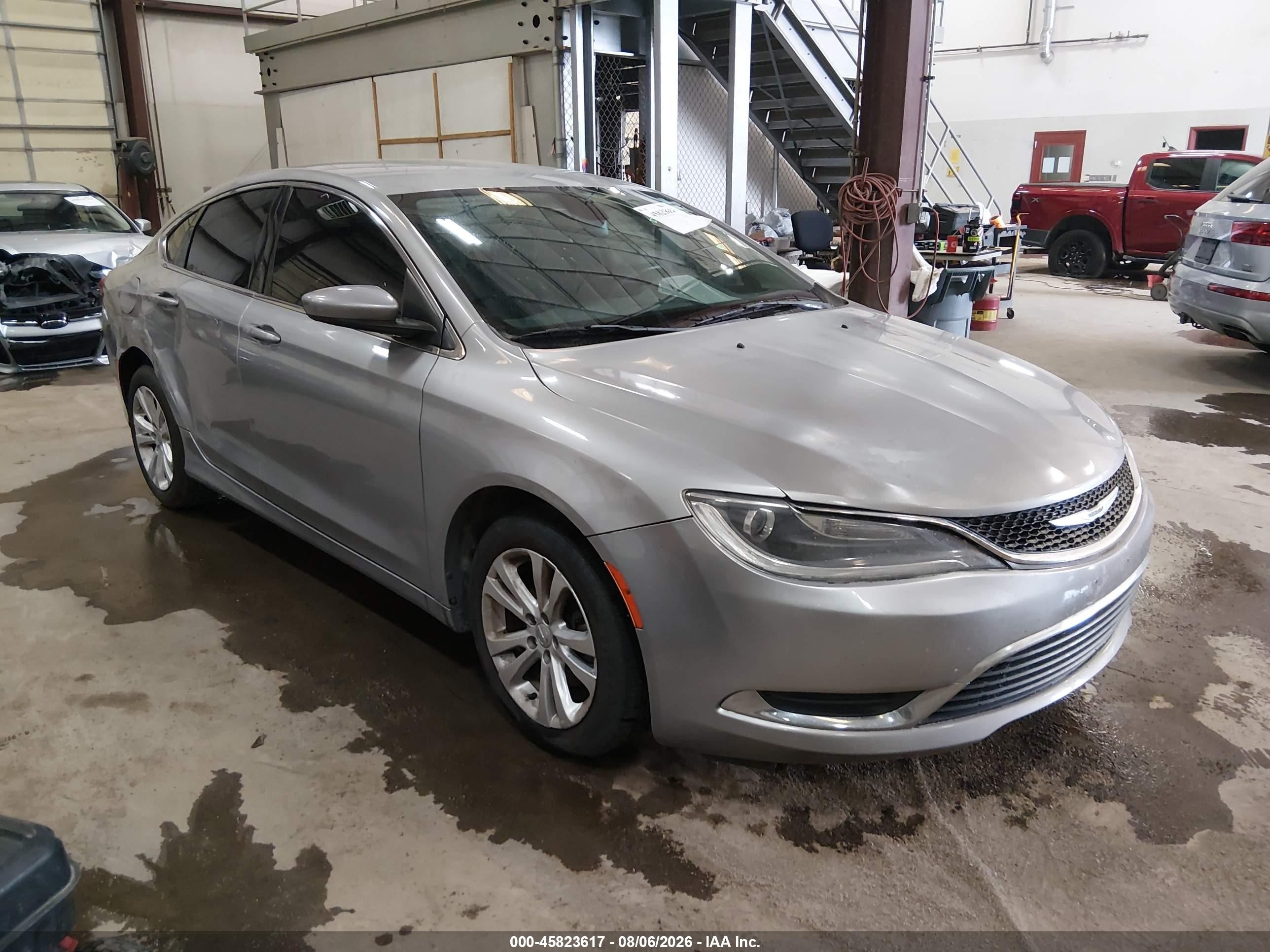 2015 Chrysler 200 Limited Gray vin: 1C3CCCAB1FN691786