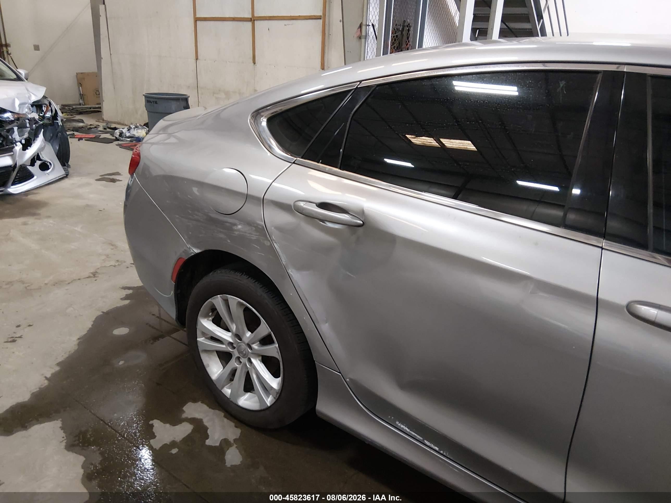 2015 Chrysler 200 Limited Gray vin: 1C3CCCAB1FN691786