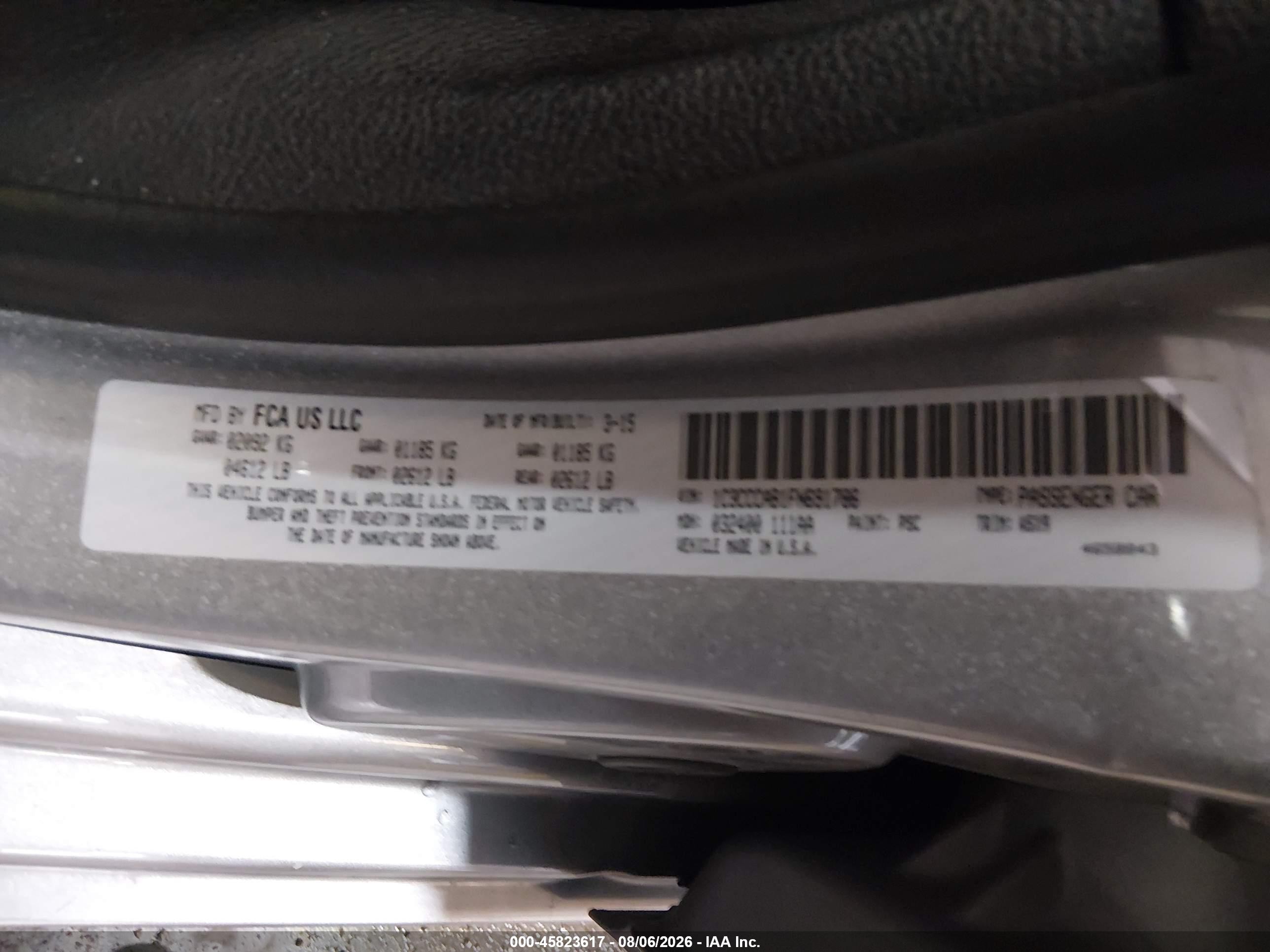 2015 Chrysler 200 Limited Gray vin: 1C3CCCAB1FN691786