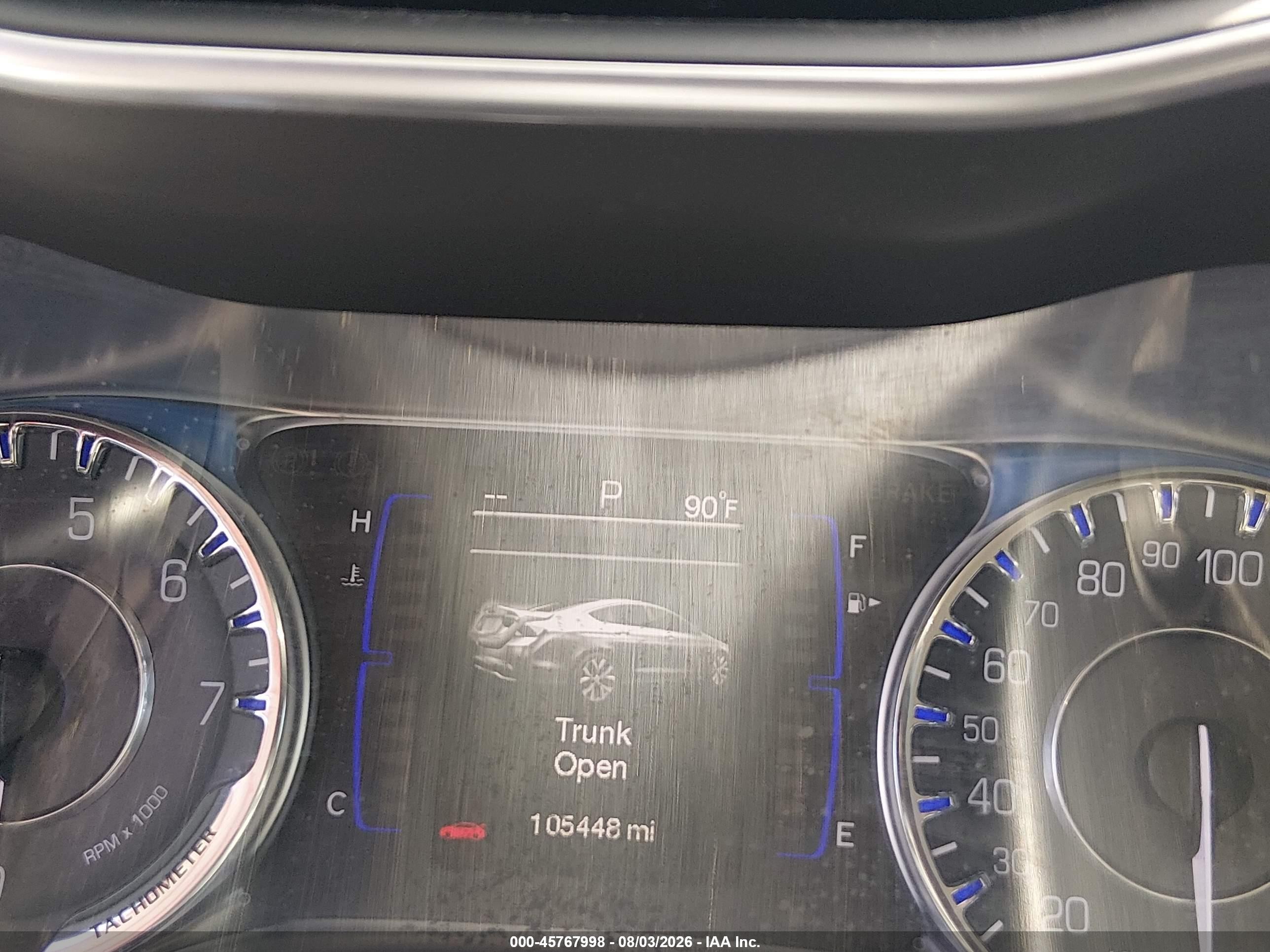 2015 Chrysler 200 Limited Серый vin: 1C3CCCAB1FN726164