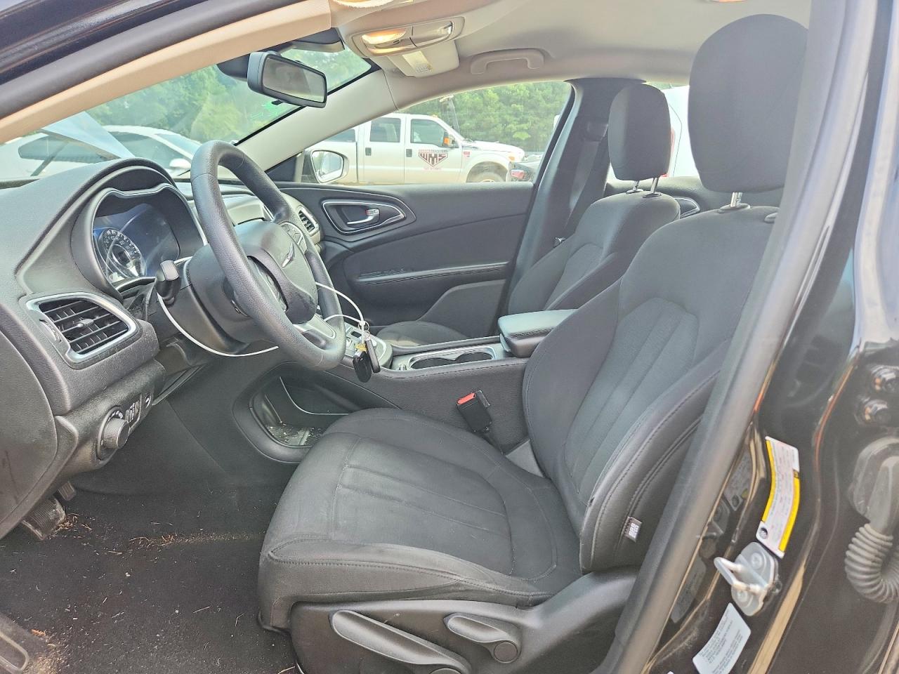 2015 Chrysler 200 Limited Black vin: 1C3CCCAB1FN730179