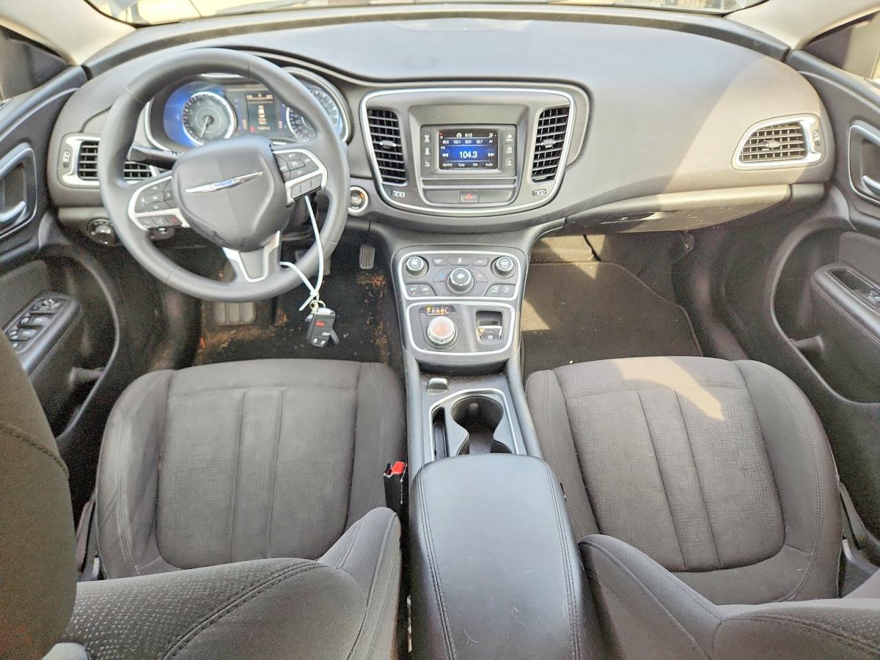 2015 Chrysler 200 Limited Black vin: 1C3CCCAB1FN730179