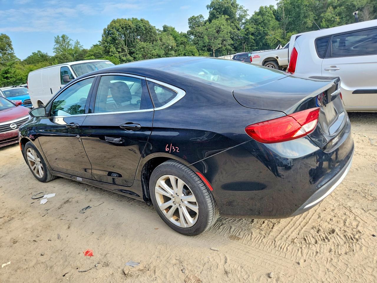 2015 Chrysler 200 Limited Black vin: 1C3CCCAB1FN730179