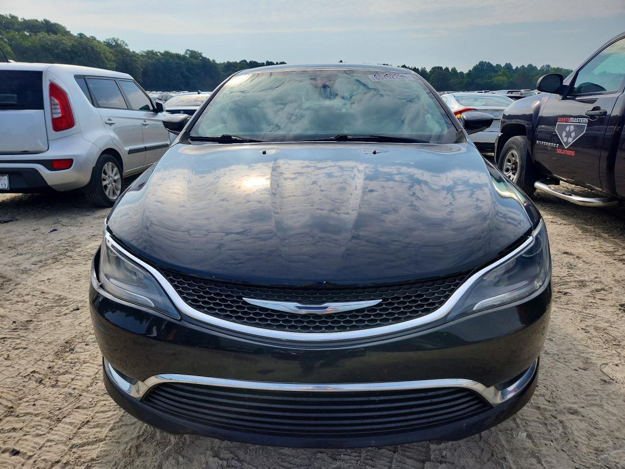 2015 Chrysler 200 Limited Black vin: 1C3CCCAB1FN730179