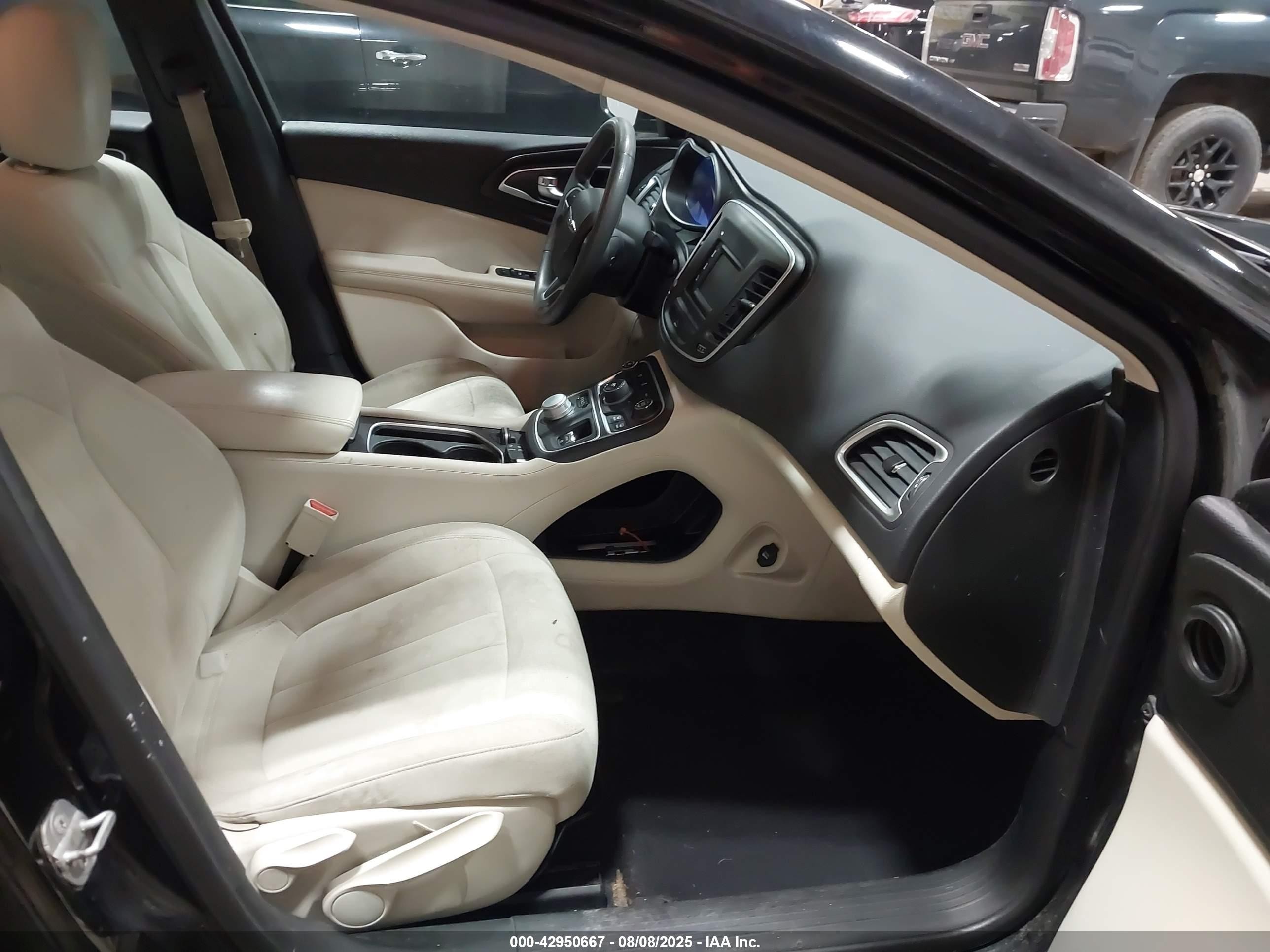 2015 Chrysler 200 Limited Black vin: 1C3CCCAB2FN503244